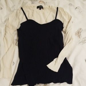 Layered top blouse